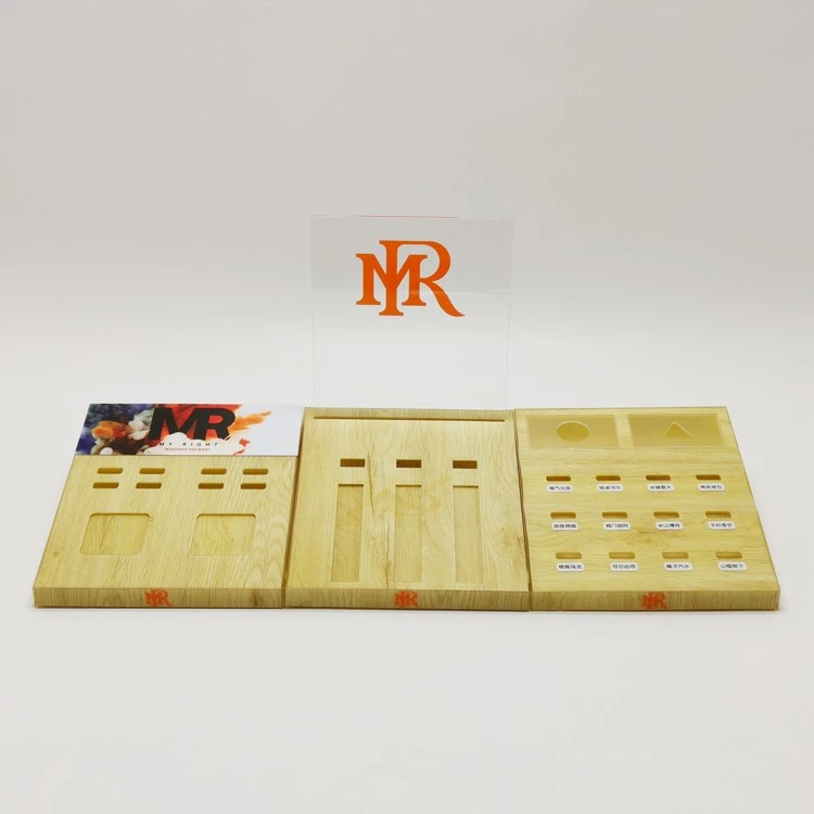 Acrylic wood grain board electronic cigarette display rack vape Acrylic wood grain board electronic cigarette display rack vape