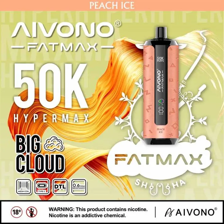 AIM FATMAX 50000 PUFFS DTL Hookah SHISHA