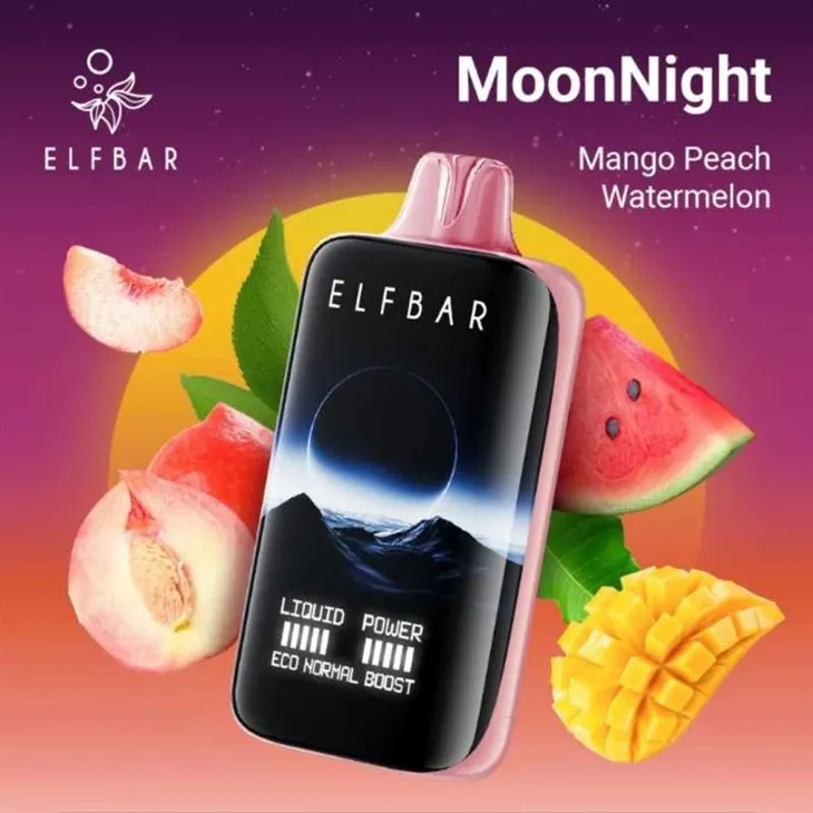 Elfbar_Moon_Night_Mango_Peach_Watermelon_ELFBAR MOONNIGHT 40000
