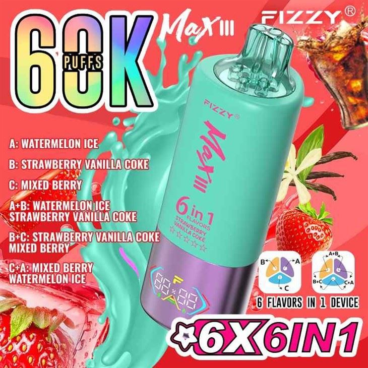 Fizzy 60K 6 in 1 PUFFS