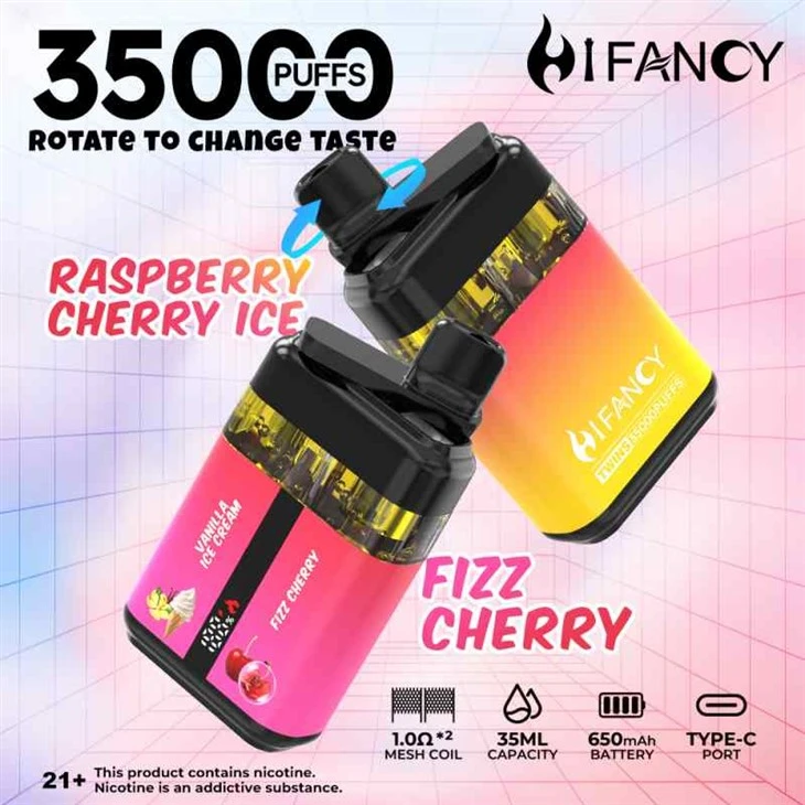 HIFANCY TWINS 35000 Puffs Dual Flavor