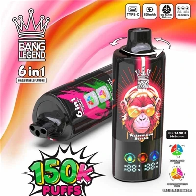 BANG LEGEND 150K Sigarett E-Disposabbli: Esperjenza Innovattiva Emblematika B...