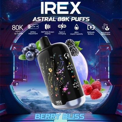 IREX Astral 80K – Sigarett E-Ewlenin Li jintremew B'Kapaċità Għolja, Prestazz...