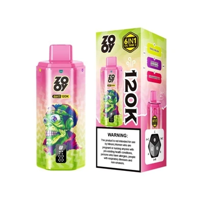 ZOOY 120K 6 IN 1 — Sigarett E-Disposabbli ta'-kapaċità Għolja Għal Esperjenza...