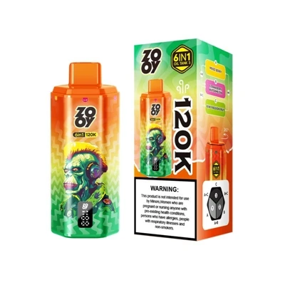 ZOOY 120K 6IN1: Premium Multi-flavor E-sigaretti li jintremew għal Użu ta'-ka...
