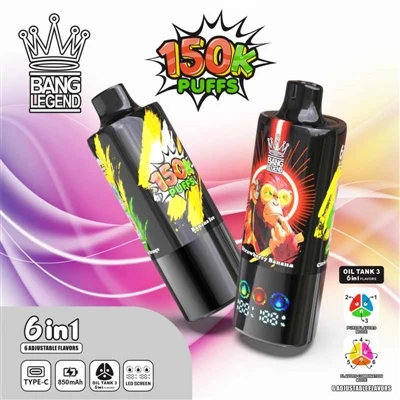 BANG LEGEND 150K PUFFS VAPE — A Benchmark Ġdid Għal High-sigaretti E- Disposa...