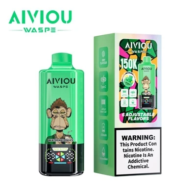 WASPE Aiviou 6 in 1 150K Puffs Disposable Vape - Sigarett E-Li jintremew b'-k...