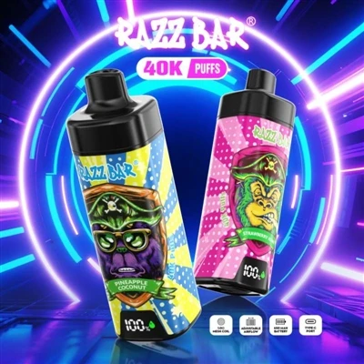 Razz Bar 40000 E-sigaretti li jintremew: Esperjenza ta' Vaping Għolja ta'-kap...