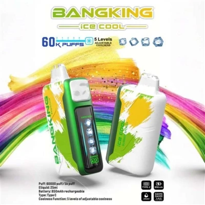 BANGKING ICE King COOL 60K: Punt ta' Referenza Ġdid Għas-sigaretti E-Disposab...