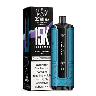 AL Fakher Crown Bar Hypermax 15K: Għażla tas-sigaretti elettroniċi li jintrem...