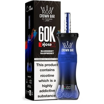 AL Fakher Crown Bar EHOSE X 60K: L-Esperjenza Aħbara f'sigaretti E-Disposabbl...