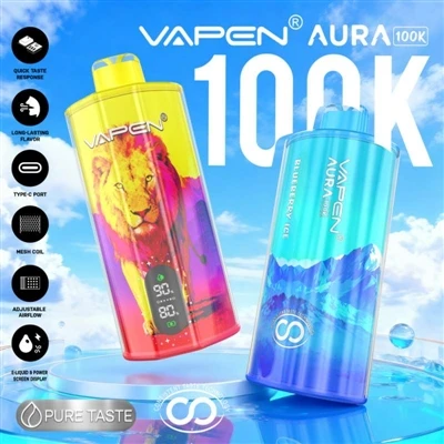 VAPEN AURA 100000: Meta s-sigaretti E-Disposabbli Jidħlu L-Era ta' Apparat 't...