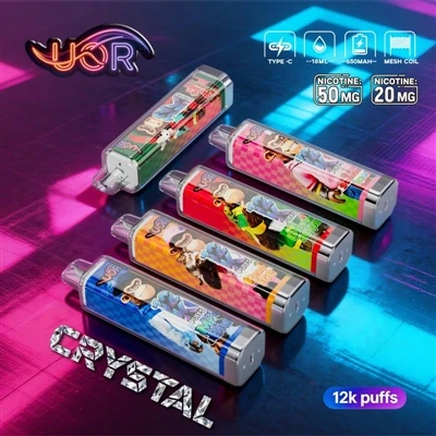 UOR CRYSTAL 12K: Esperjenza Professjonali fil-Vape Disposable