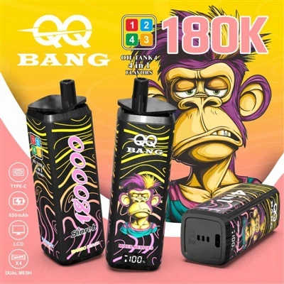QQ BANG 180K 4in1: L-Esperjenza Ultimate Vape B'Erbgħa Togħmiet f'Go One