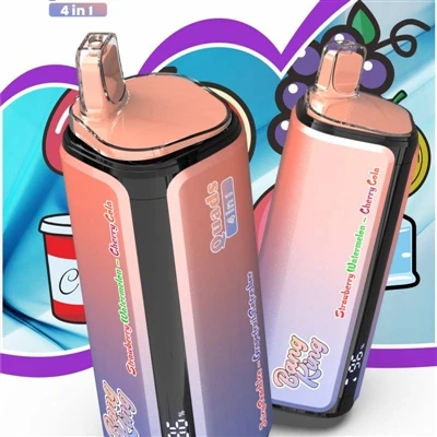 BANG KING Quads 250K 4IN1: Vapsolo Quads 80K 4IN1, Sigarett E-Erba-kompartime...