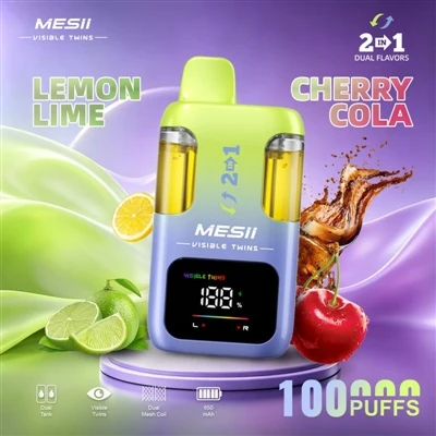 MESII VISIBLE TWINS 100K Puffs: Meta E-sigaretti Jibdew 'jibqgħu Miegħek Ftit...