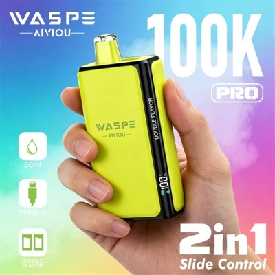 Waspe Double Flavor 100K Pro: Meta l-Vaping Jibda Tgħid Le għal 'Dwejjaq'