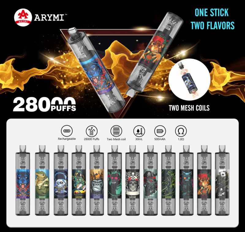 Arymi-Ifun-28000-Puffs-28K-30ml-Disposable-Vape-Wholesale-Disposable-Vape-Pen-E-Vape-Disposable-Vaporizer-Cigarette-Disposable-Electronic-CigaretteARYMI I FUN 28000