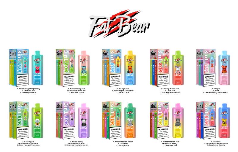 FAT BEAR 3 IN 1 80K taste FAT BEAR 3 IN 1 80K taste