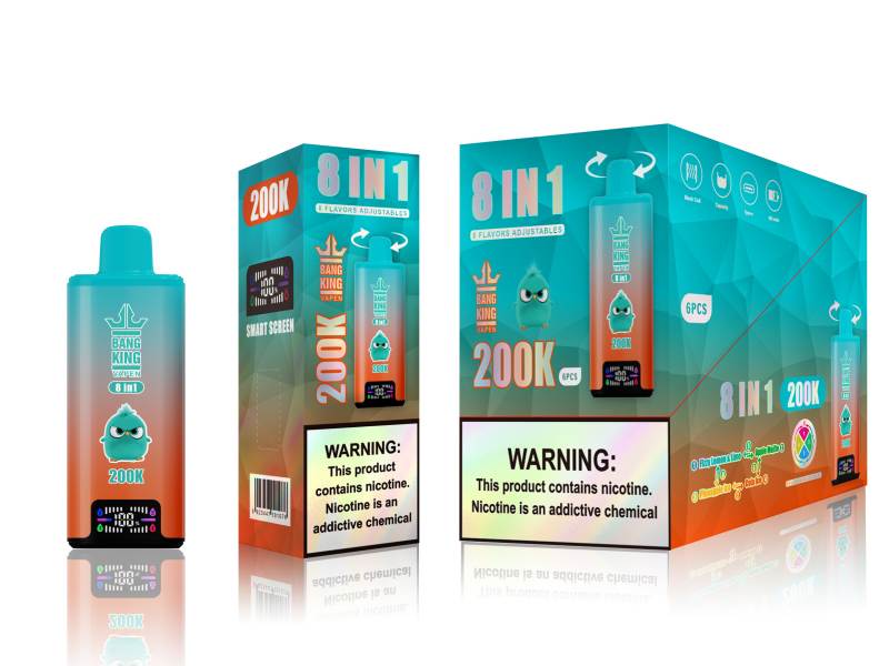 BANG KING VAPEN 8IN1 200K 50