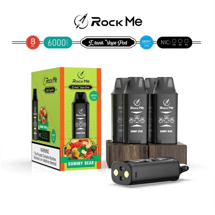 Rock Me E-TANK POD 6000 puffs vapes