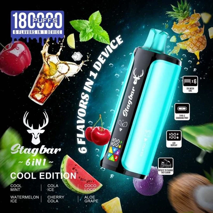 Stag Bar 6in1 180K Puffs Vape price Stag Bar 6in1 180K Puffs Vape price