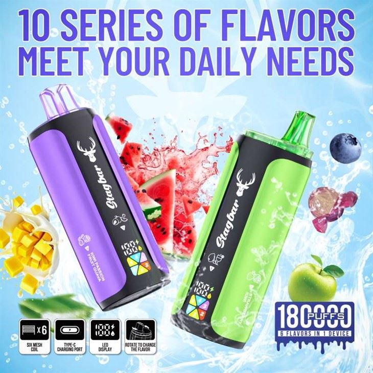 Stag Bar 6in1 180K Puffs Vape Stag Bar 6in1 180K Puffs Vape