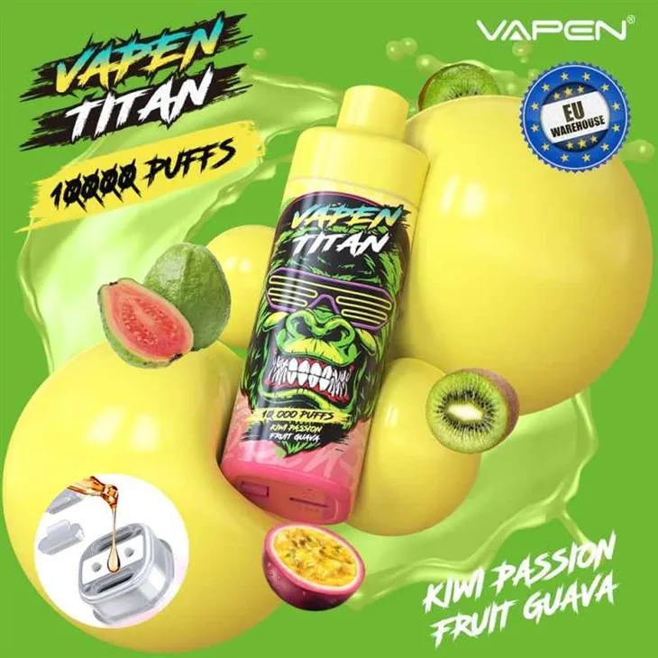 Kiwi Passion Fruit Guava_VAPEN TITAN