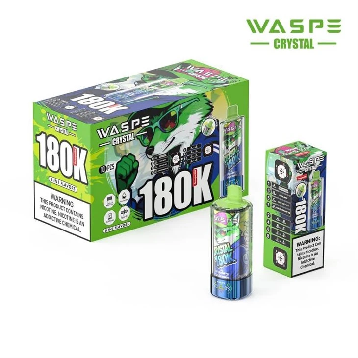 Waspe Crystal 8 in 1 180000 Puffs price